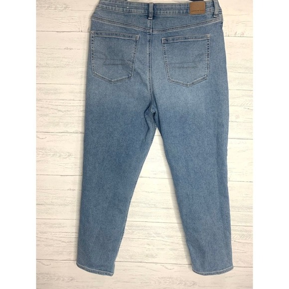American Eagle Stretch Mom Jeans size 14 - Picture 3 of 10
